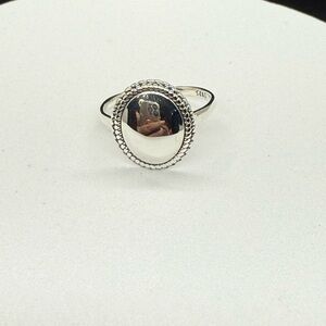 Chic Silver Braided Ring